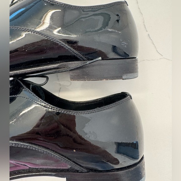 Men’s Prada Black Patent Leather Oxford Shoes- Men’s 10 - Picture 8 of 12